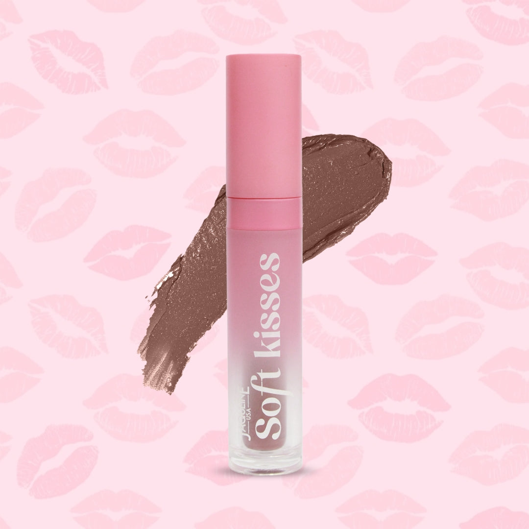 Jaquline USA Soft Kisses Liquid Lipstick long lasting, Matte Finish & Silky-Smooth Texture, Enriched with Hyaluronic Acid & V