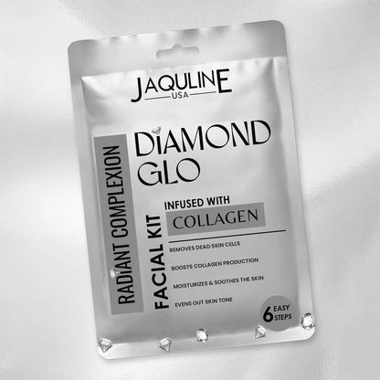 Jaquline USA Diamond GLO Facial Kit Radiance, Hydration & Youthful Glow (42 g)