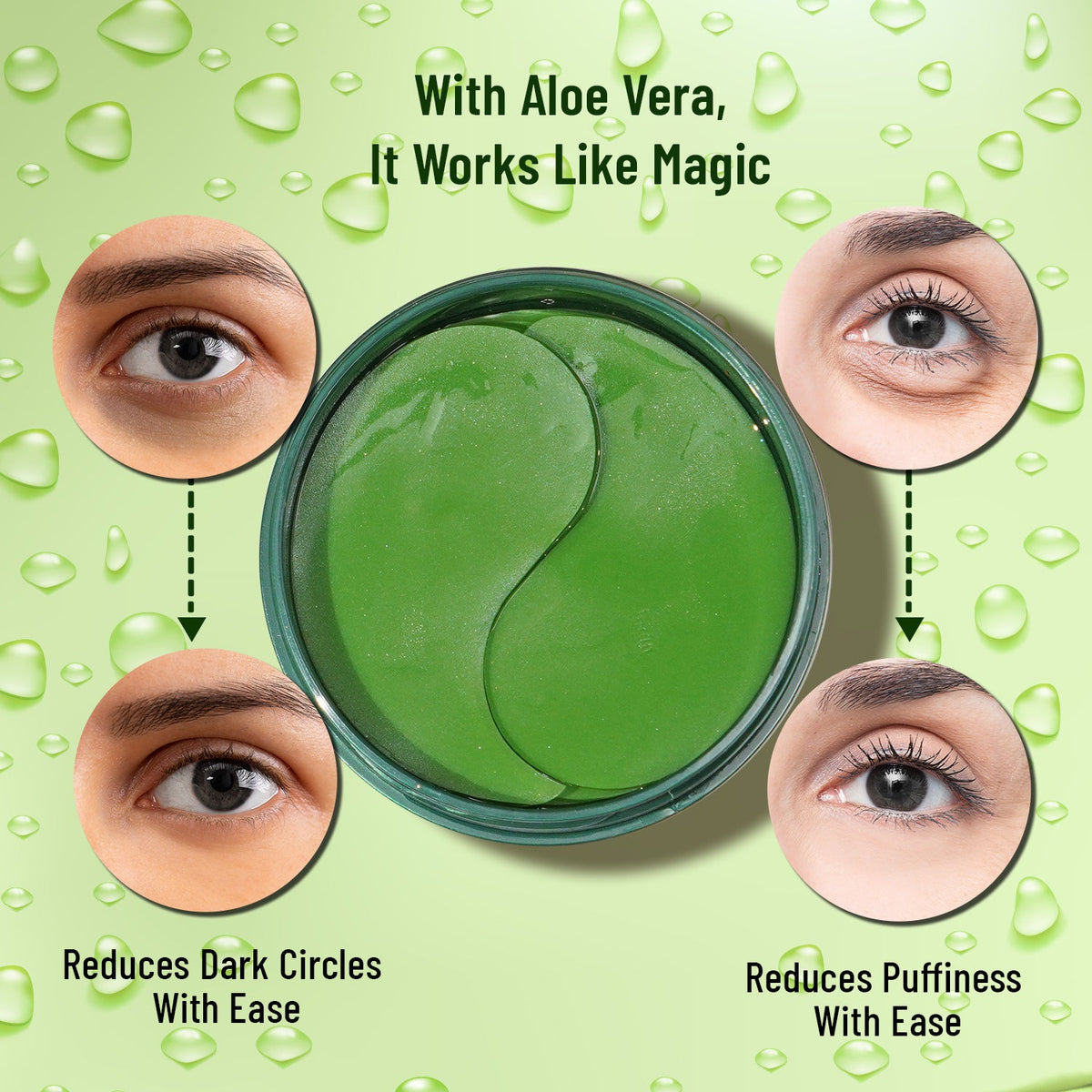 Hydra Eye Serum Patch with Aloe Vera