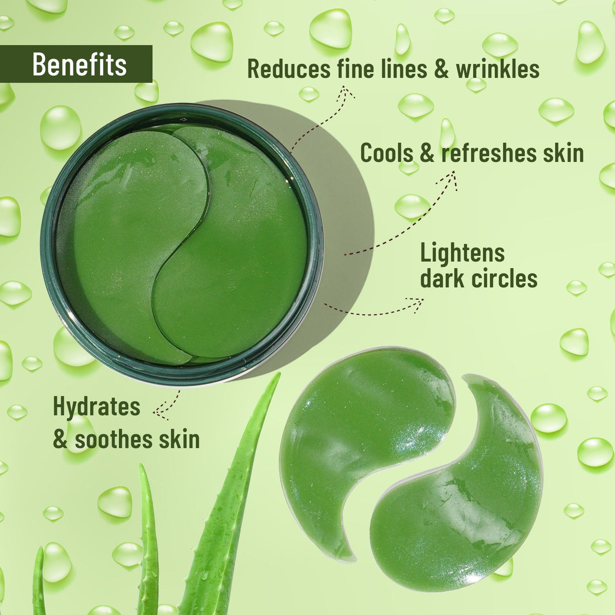 Hydra Eye Serum Patch with Aloe Vera