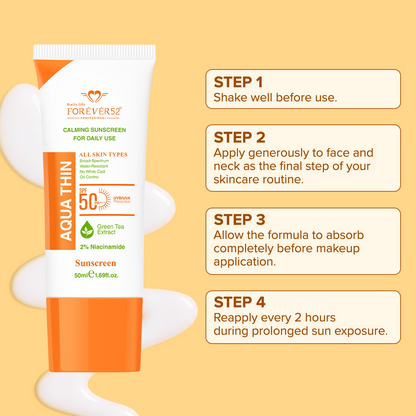 Aqua Thin Calming Sunscreen
