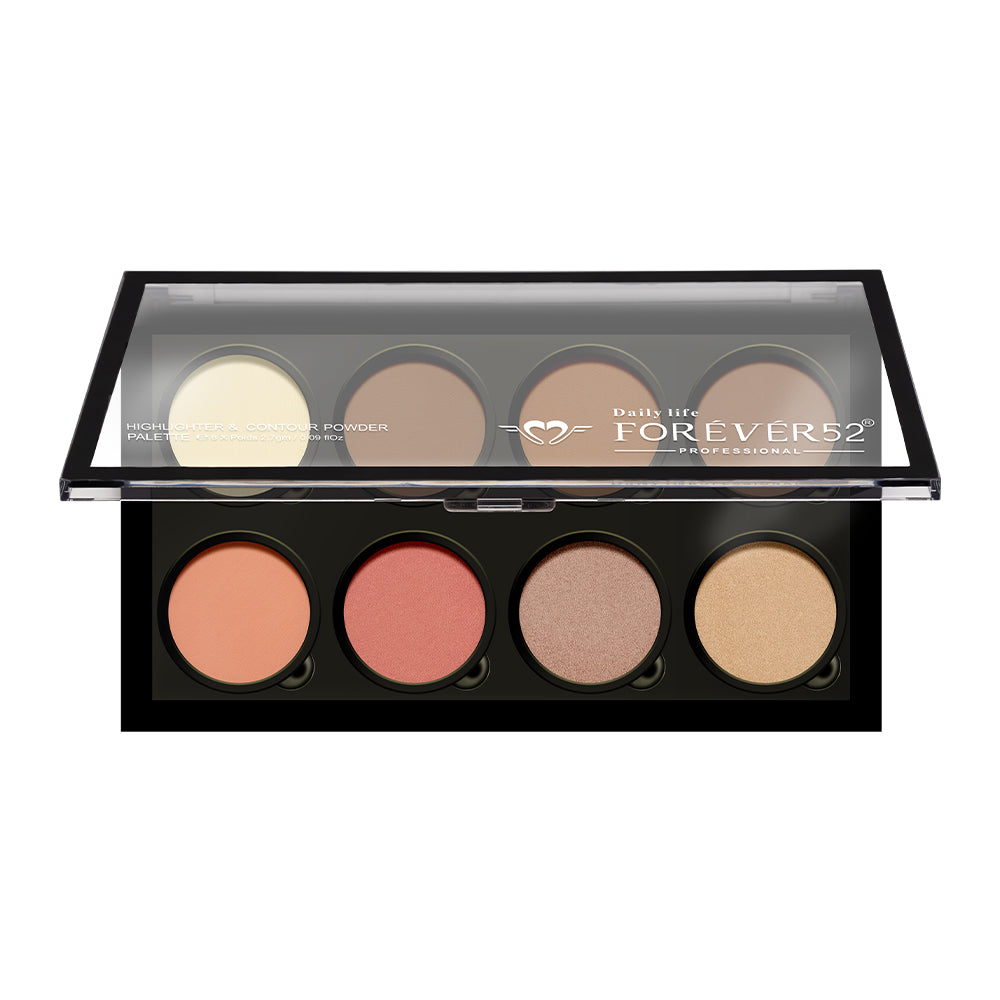 8 Color Highlighter Contour Powder Pro Define And Conceal