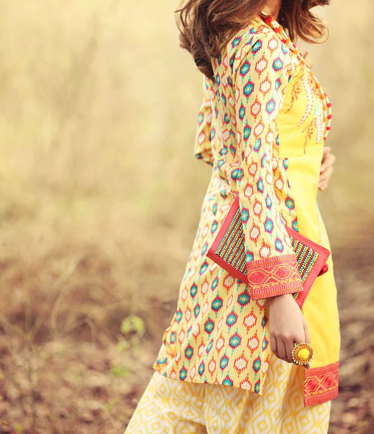 Komal's GT-7 Embroidered Chiffon 2PC Suit