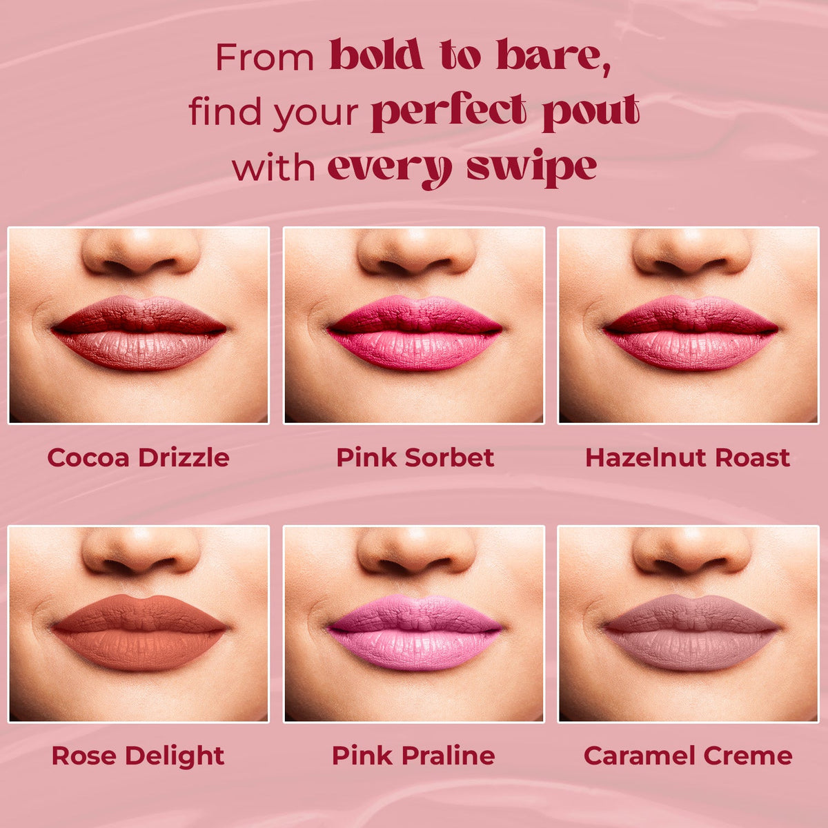 Jaquline USA Double Take Matte & Gloss Lipstick (6.5 ml) Hazelnut Roast 03, Long-Lasting & Non-Transfer