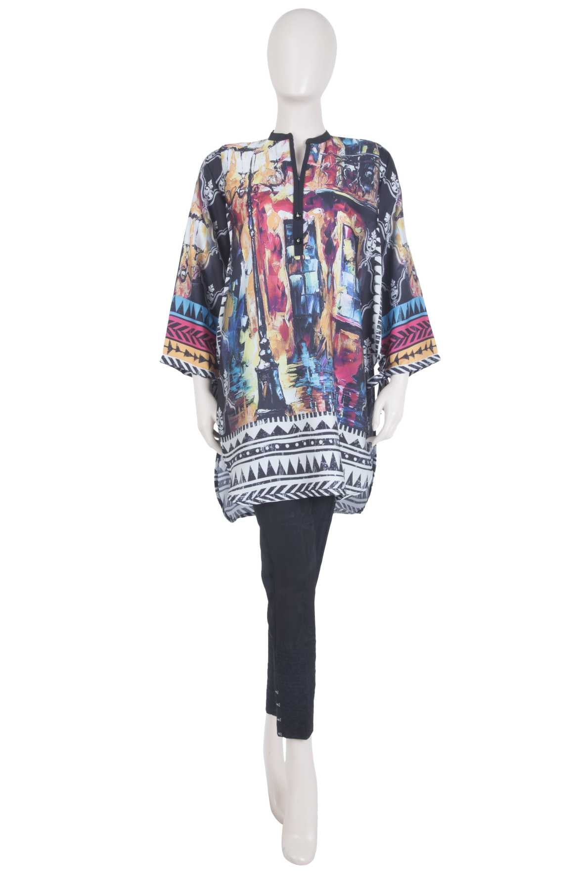 Komal's Women's Satin Kurti