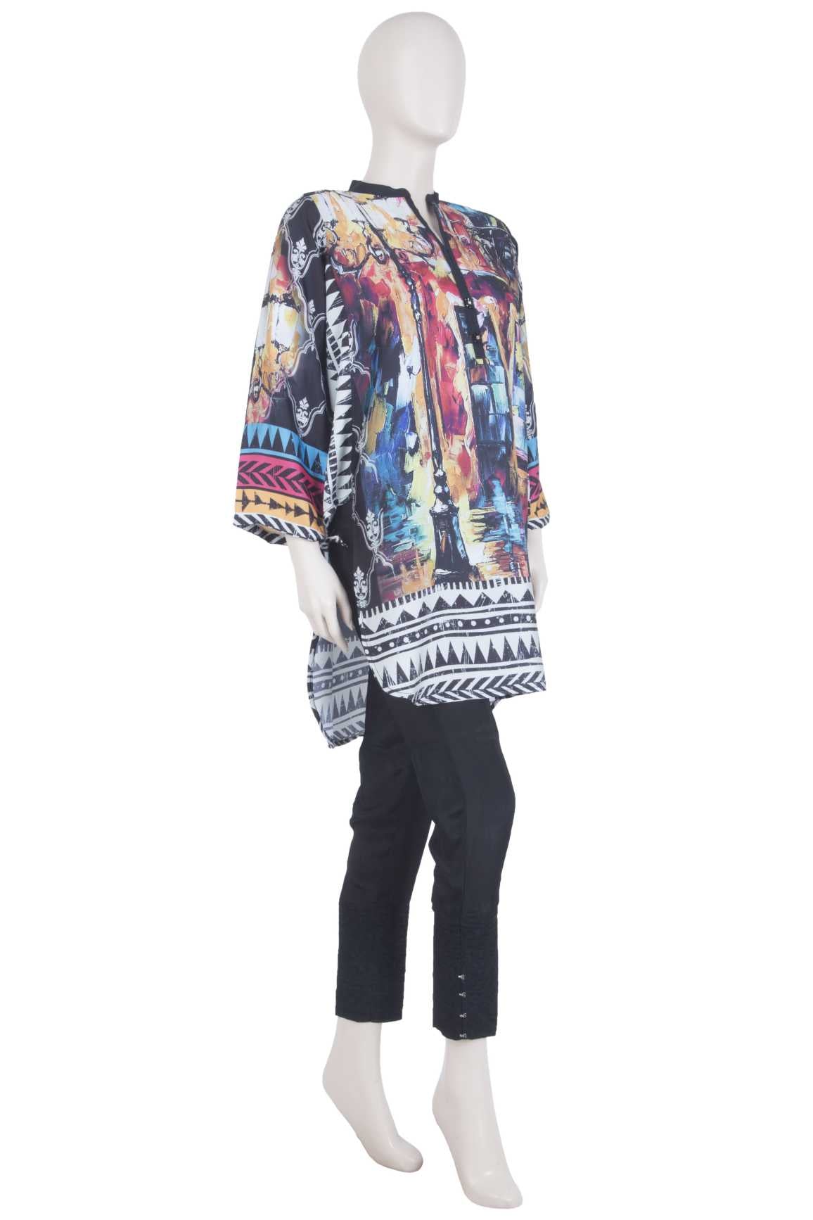 Komal's Women's Satin Kurti