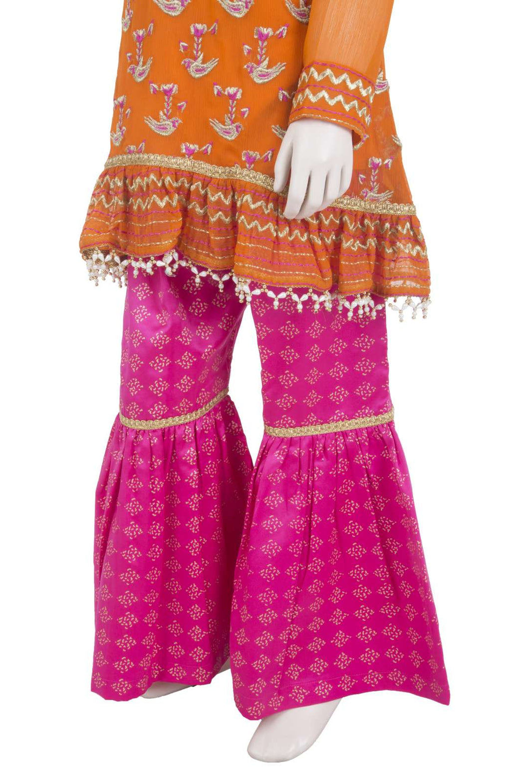 Komal's Girls Formal Embroidered 3PC Suit