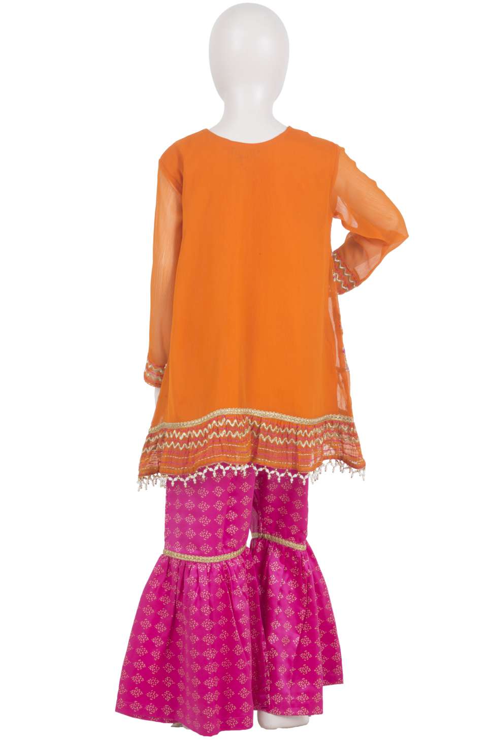 Komal's Girls Formal Embroidered 3PC Suit