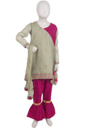 Komal's Girls Formal Embroidered 3PC Suit