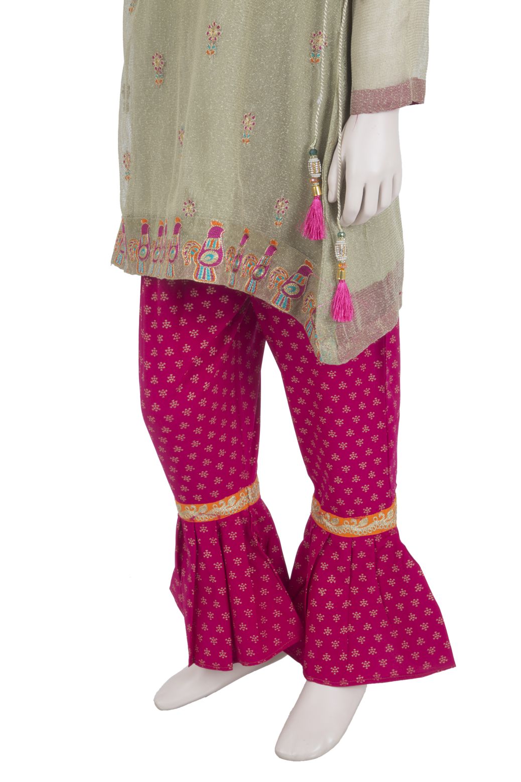 Komal's Girls Formal Embroidered 3PC Suit