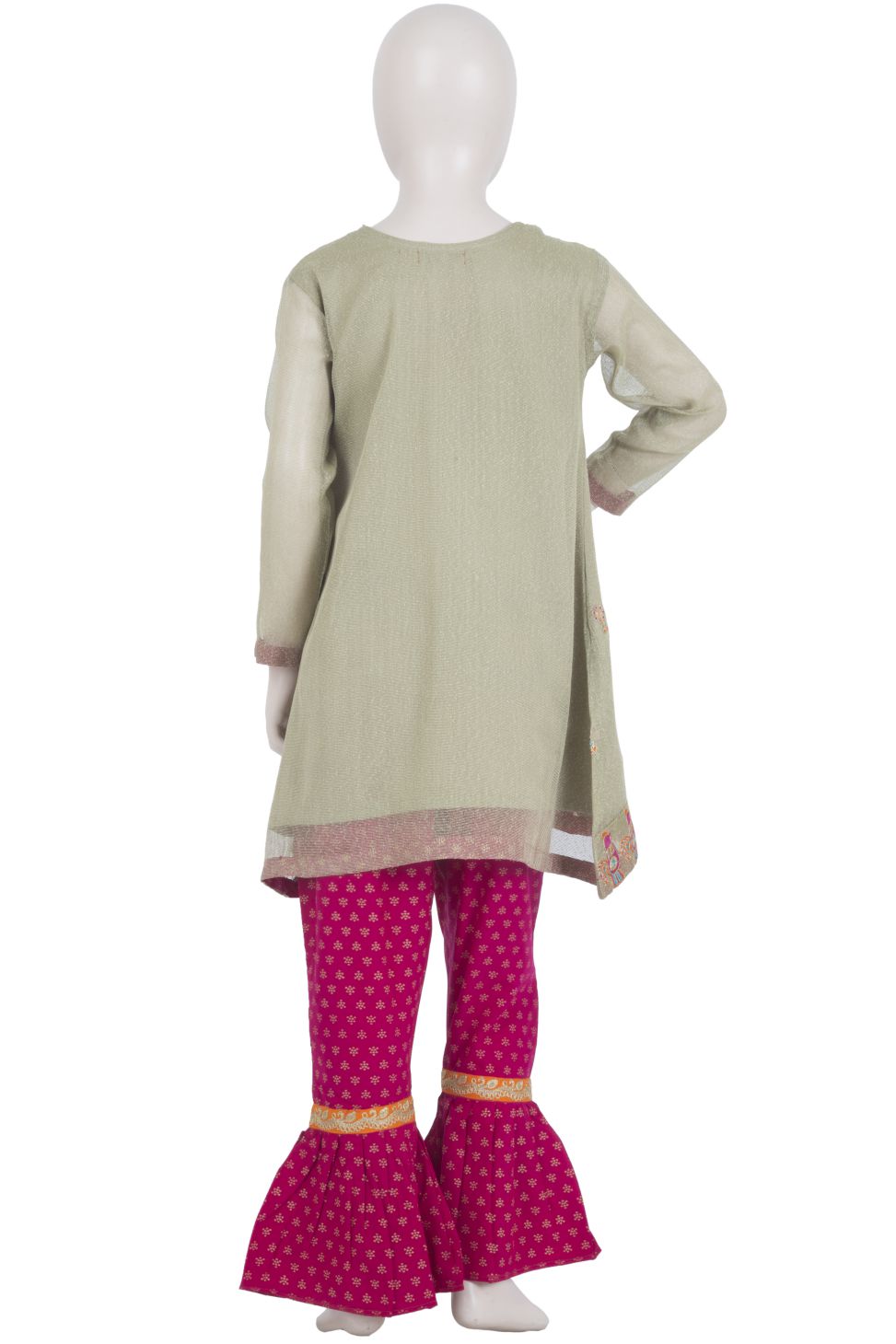 Komal's Girls Formal Embroidered 3PC Suit
