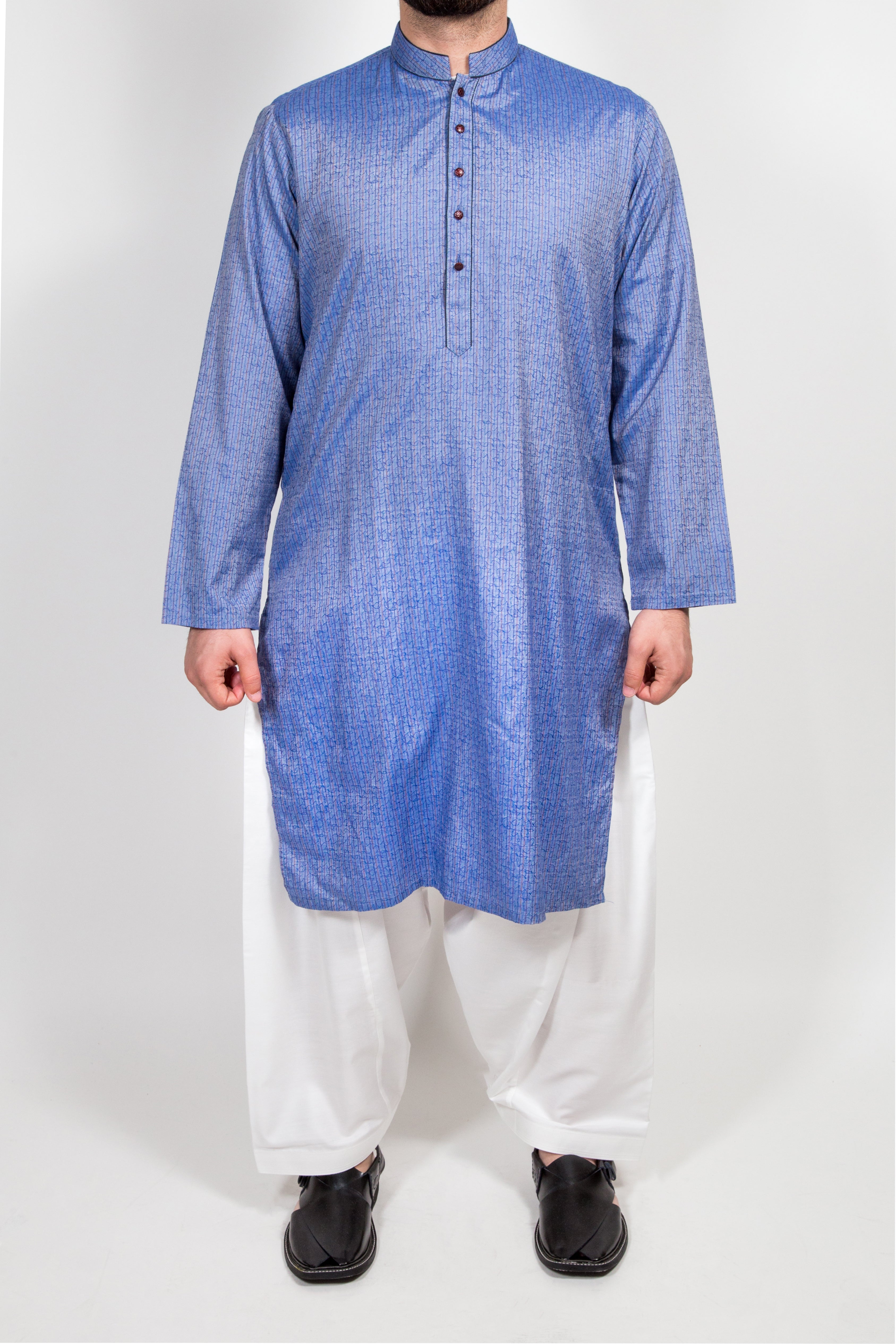 Komal's FSK-2488C Striped Kurta