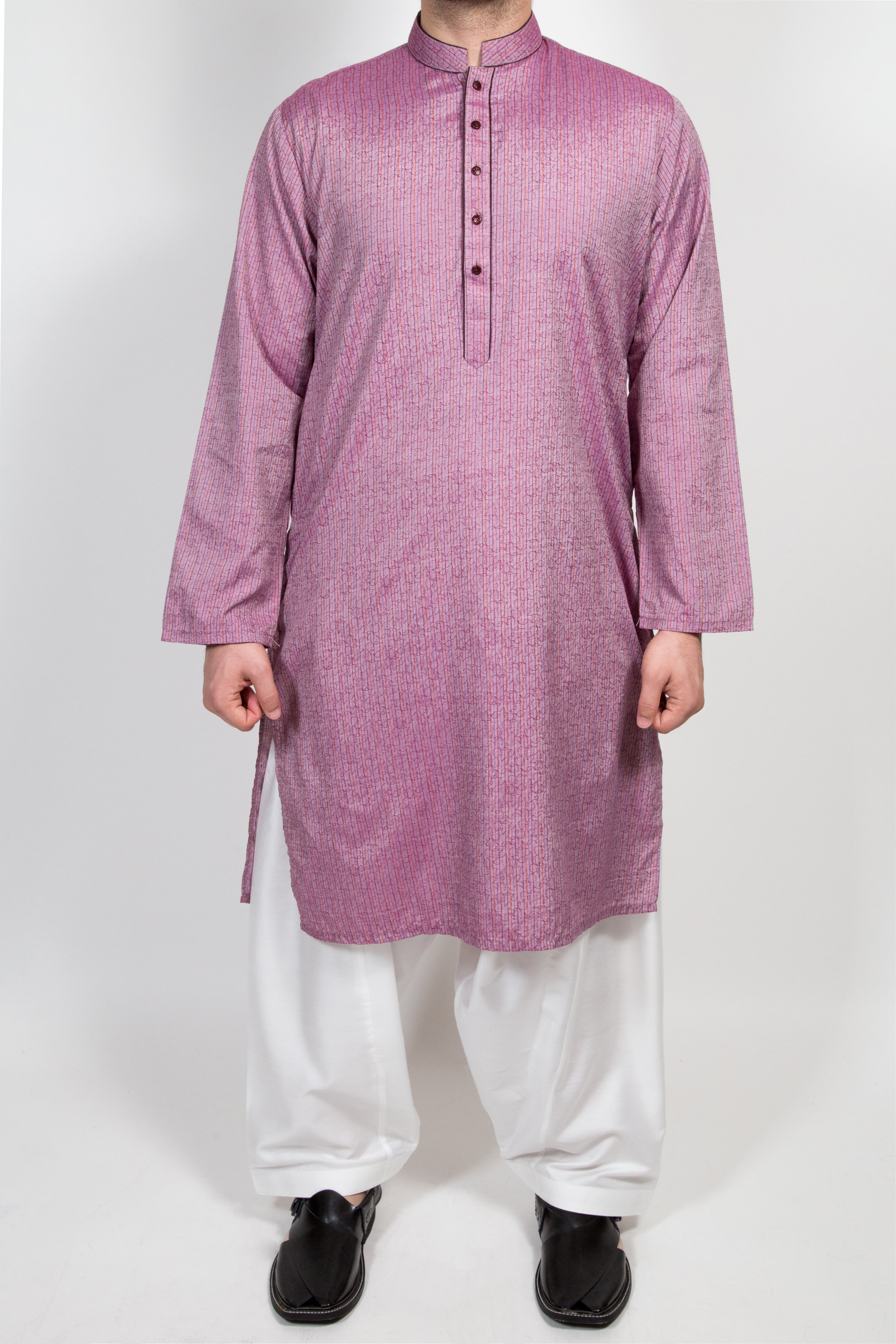 Komal's FSK-2488B Striped Kurta