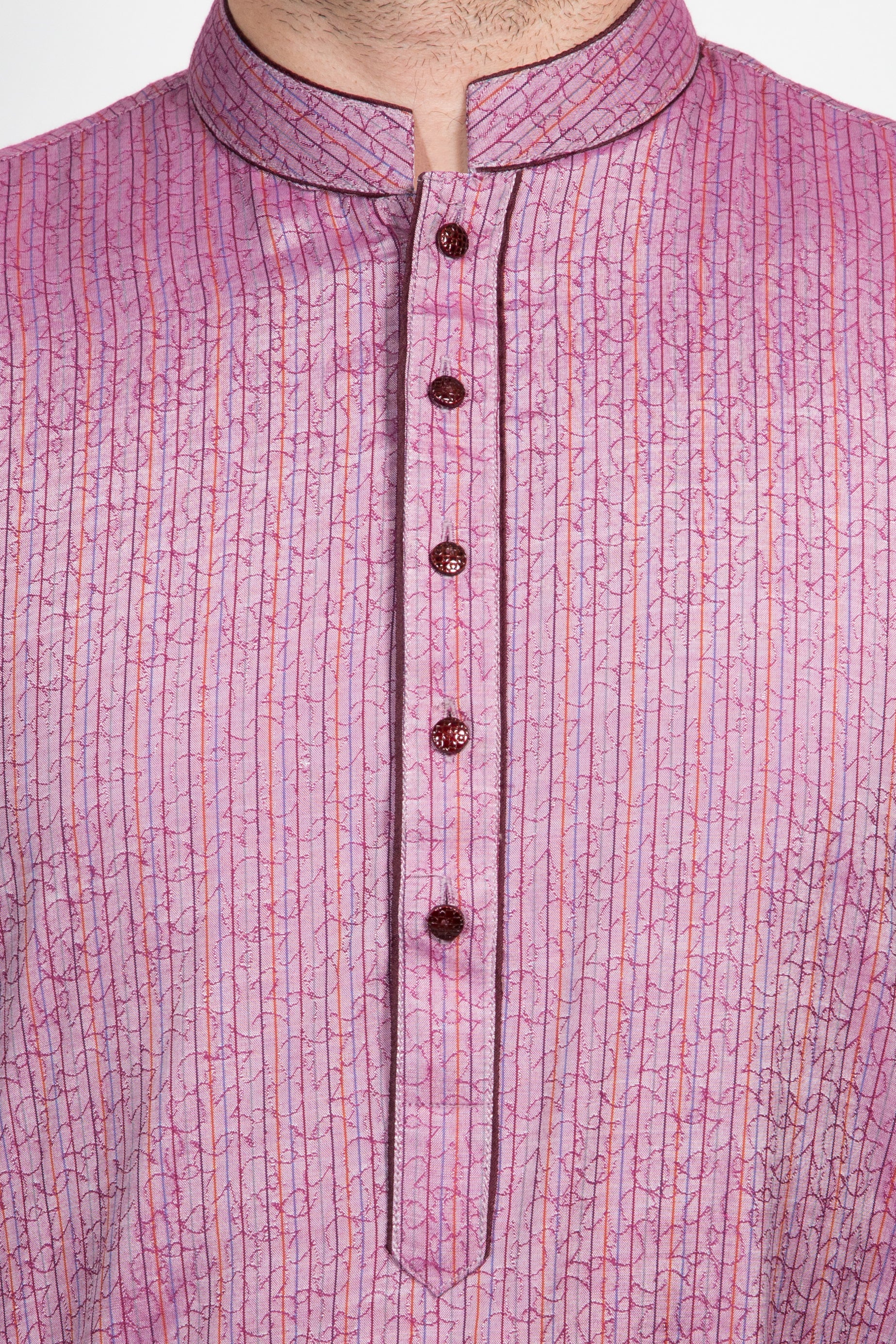 Komal's FSK-2488B Striped Kurta