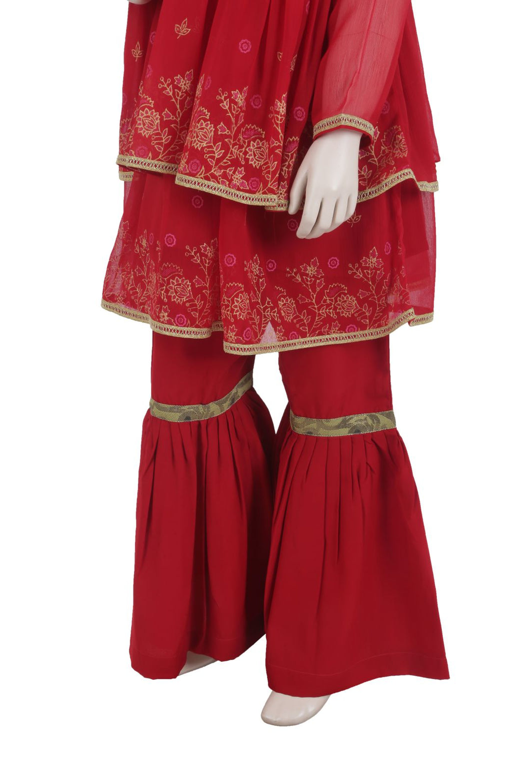 Komal's Girls Formal Embroidered 3PC Suit