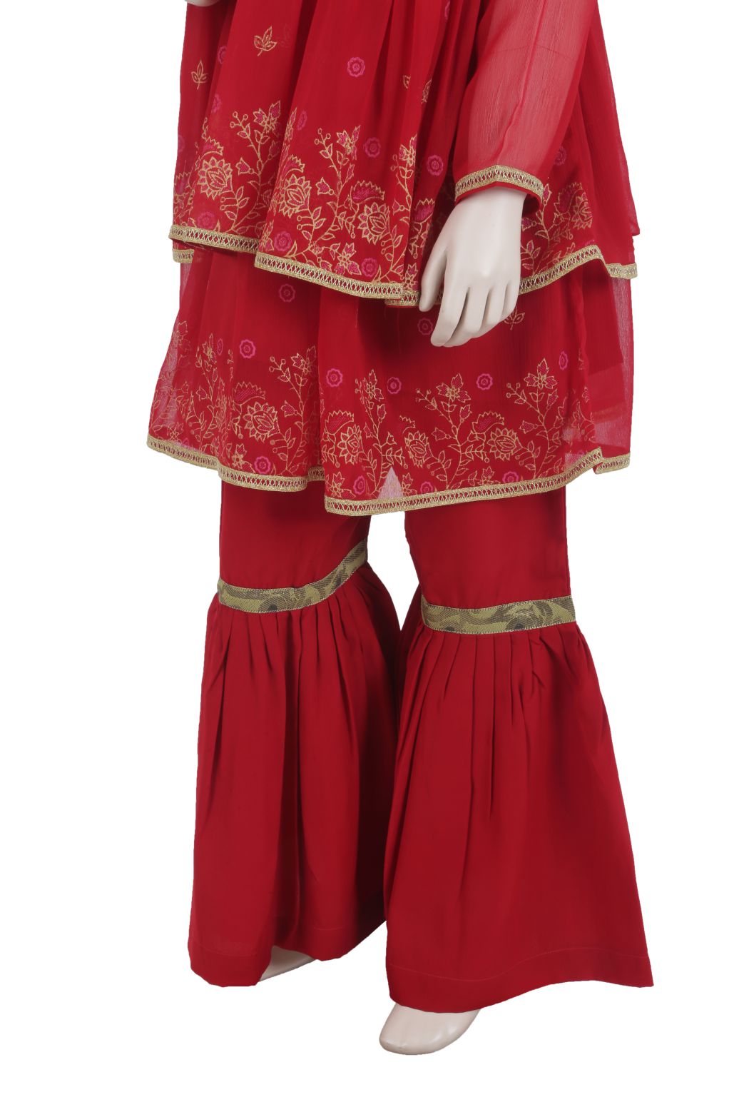 Komal's Girls Formal Embroidered 3PC Suit