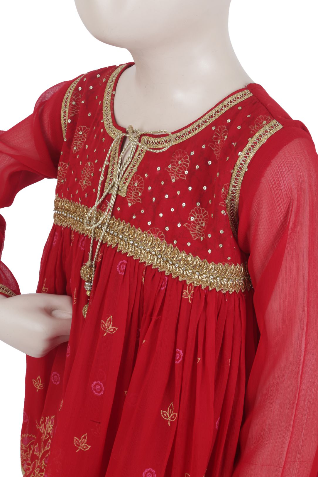 Komal's Girls Formal Embroidered 3PC Suit