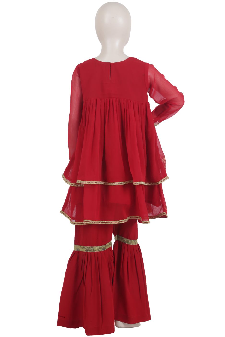 Komal's Girls Formal Embroidered 3PC Suit