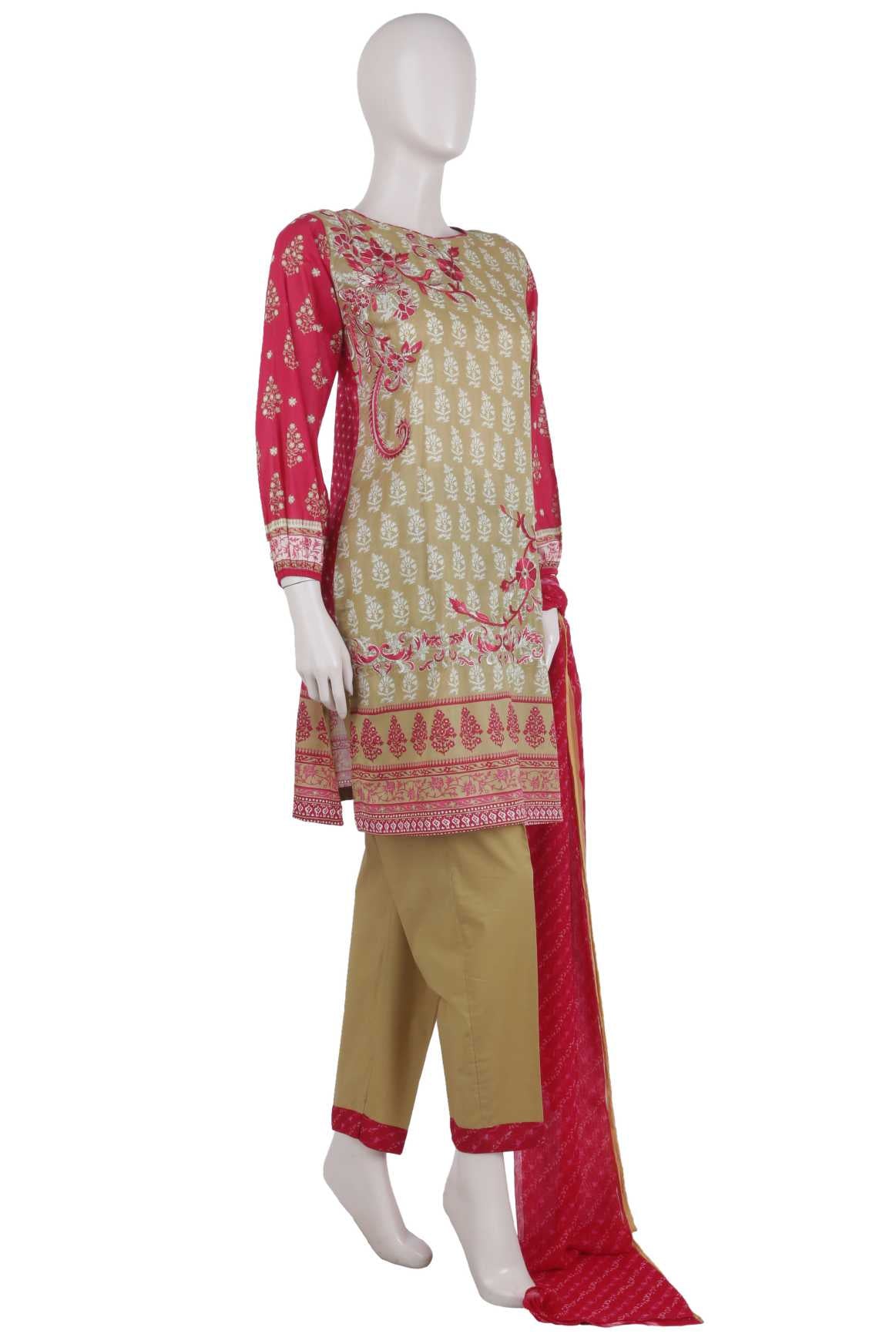 Komal's Women's Embroidered 3PC Suit