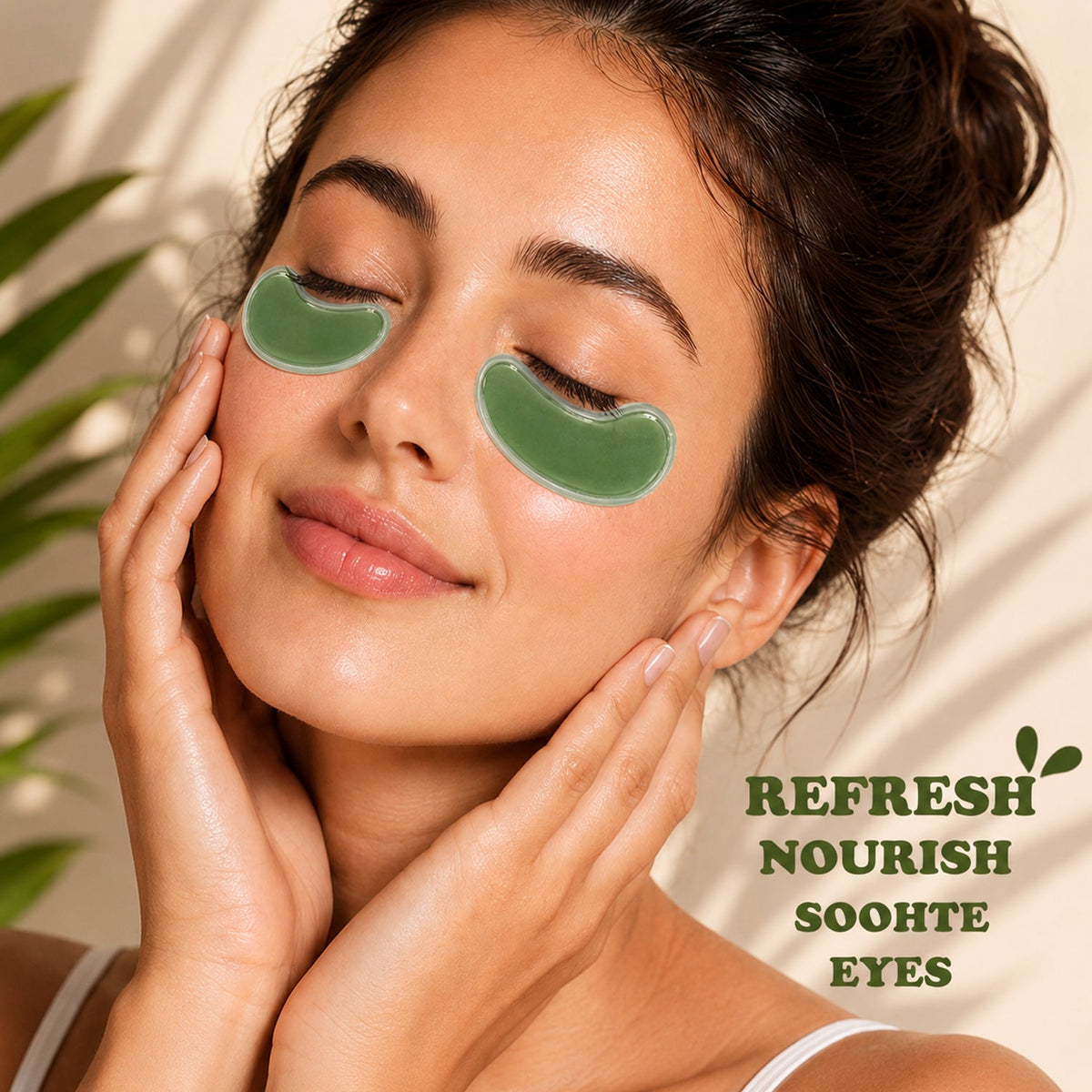 Jaquline USA Avocado + Peptides Hydrogel Eye Mask - 2 N