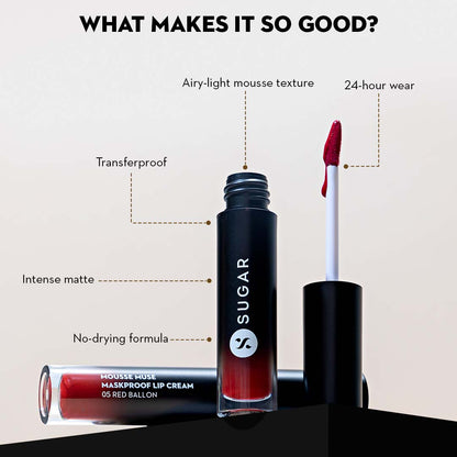 Mousse Muse Lip Cream (03 Red Square)