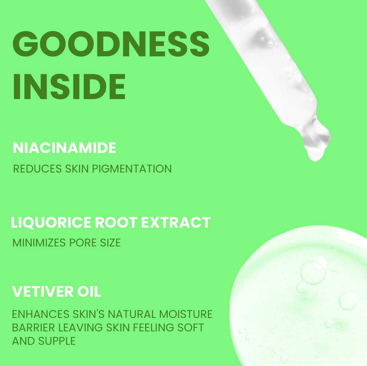 Jaquline USA Face Serum 10% Niacinamide Acid For Clear and Bright Skin, Fades Hyper pigmentation, Balancing Oil Production- 3