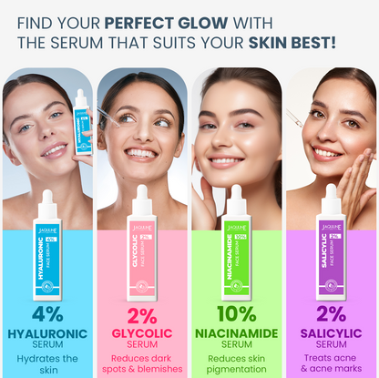 Jaquline USA Face Serum 10% Niacinamide Acid For Clear and Bright Skin, Fades Hyper pigmentation, Balancing Oil Production- 3