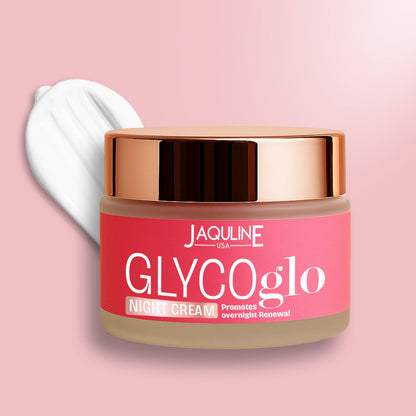 Jaquline USA Glyco Glo Night Cream 50g | Brightening & Repairing with Glycolic Acid