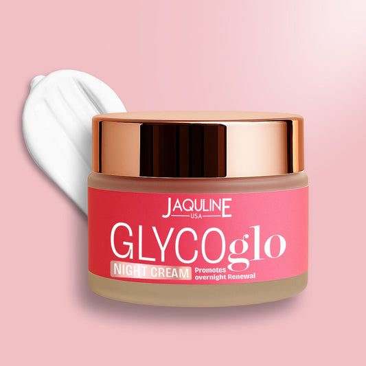 Jaquline USA Glyco Glo Night Cream 50g | Brightening & Repairing with Glycolic Acid