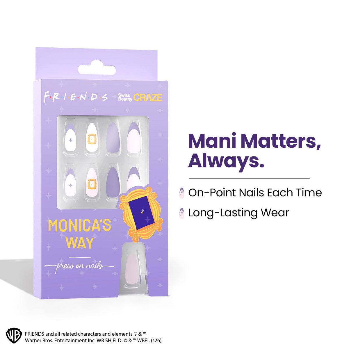 Craze Monica's Way Press On Nails