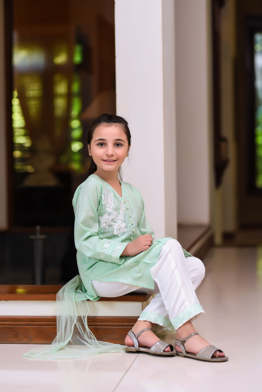Komal's Girl's 3PC Suit