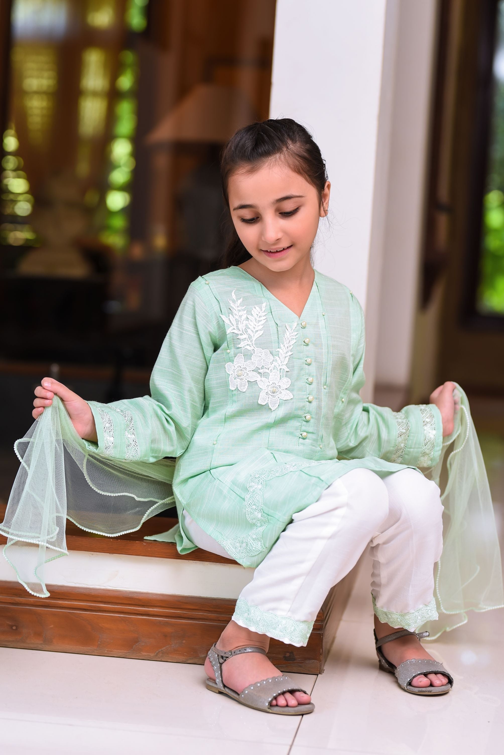 Komal's Girl's 3PC Suit