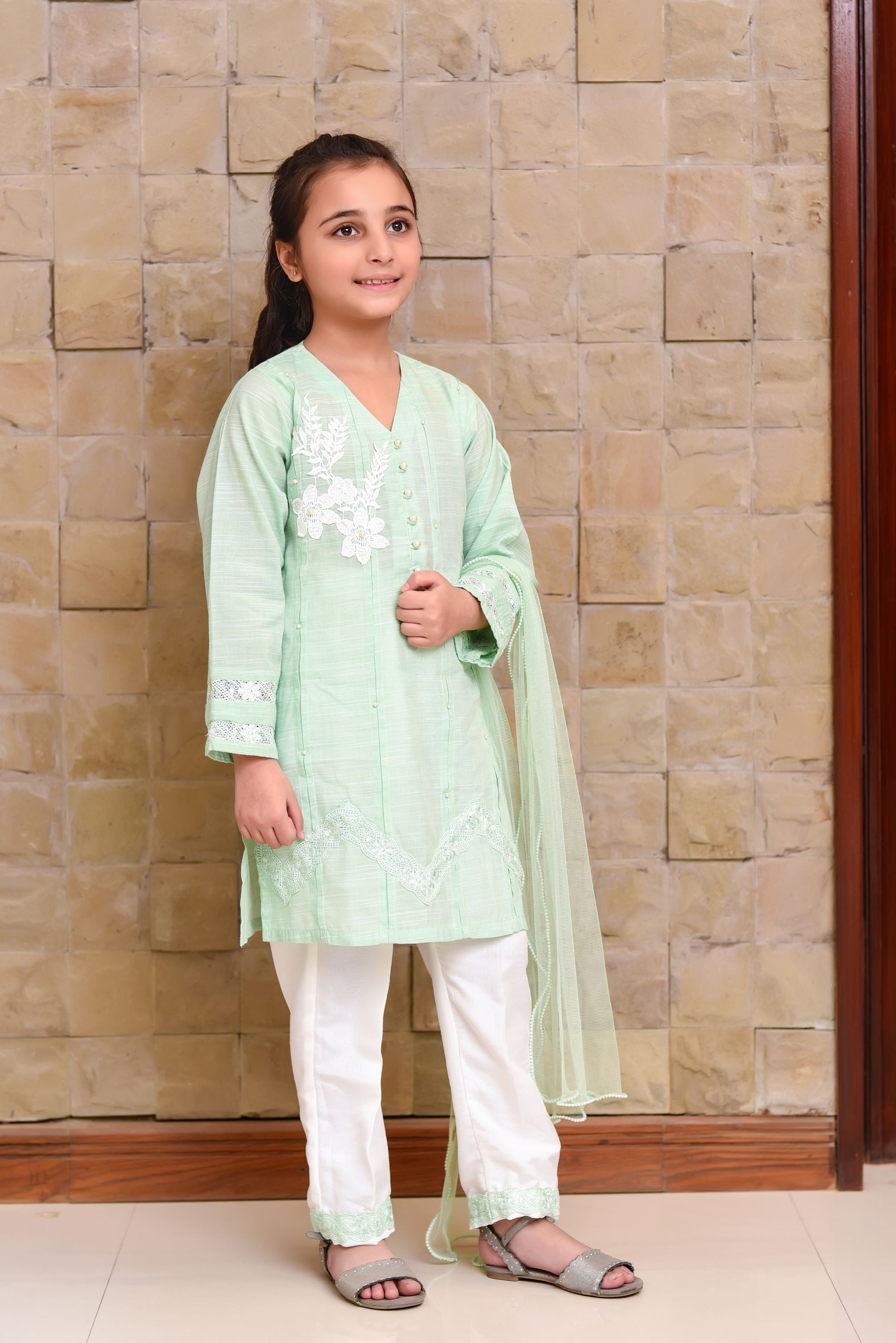 Komal's Girl's 3PC Suit