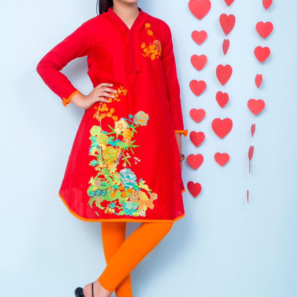 Komal's OFK-563 Girls Formal Kurti