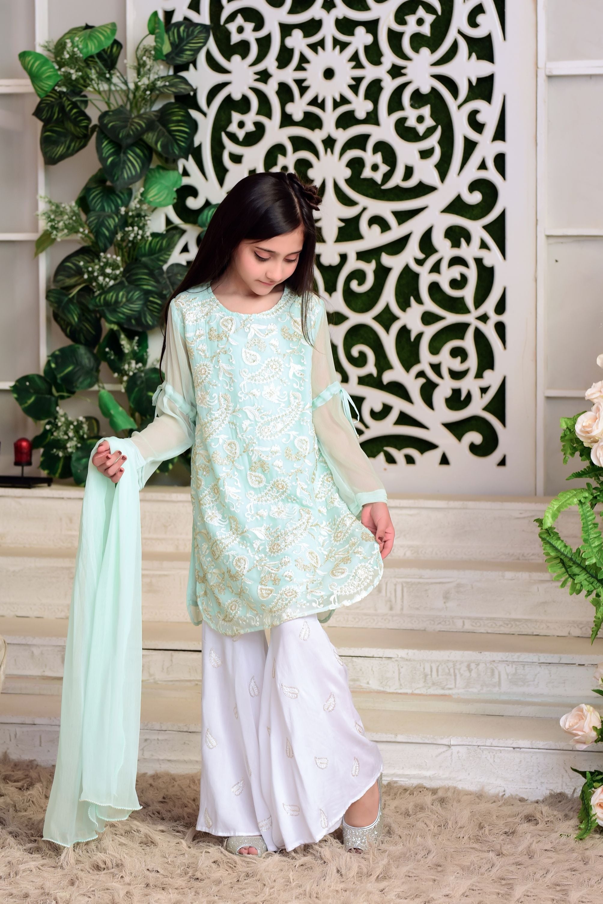 Komal's Girl's 3PC Suit