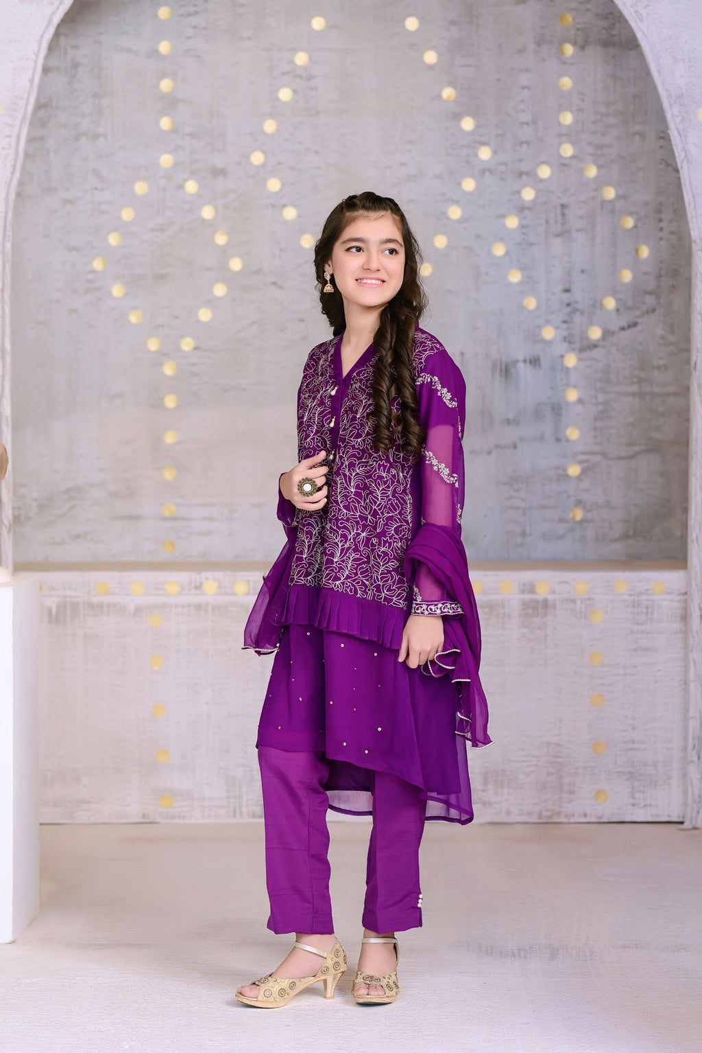 Komal's Girl's 3PC Suit