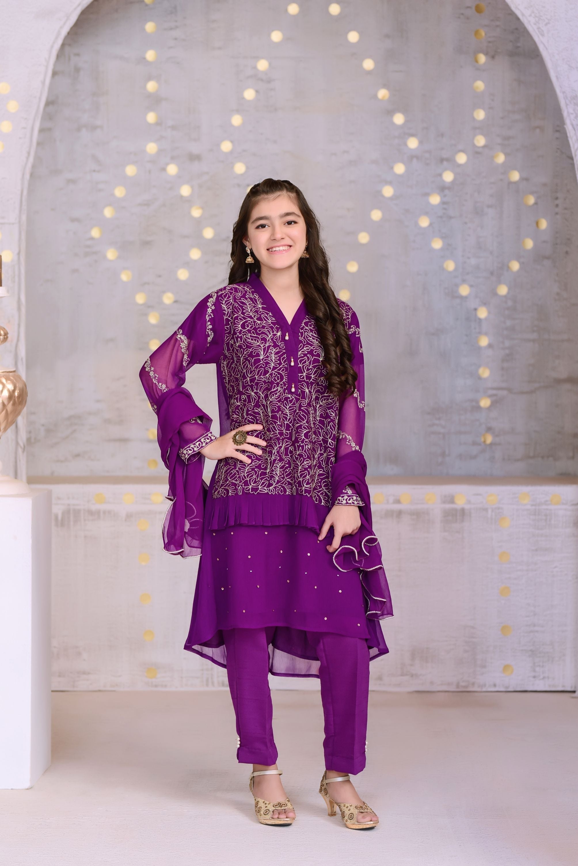 Komal's Girl's 3PC Suit