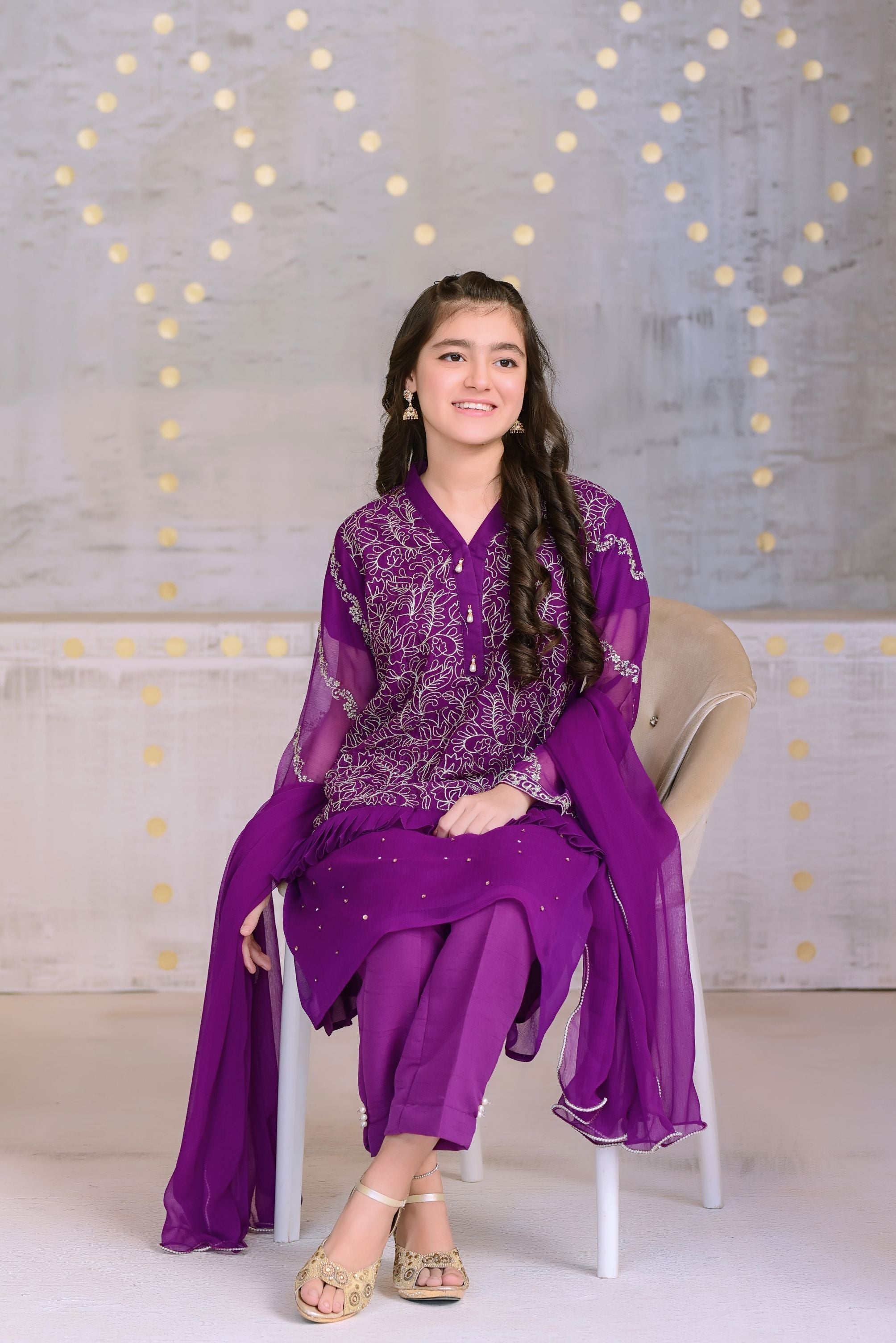 Komal's Girl's 3PC Suit