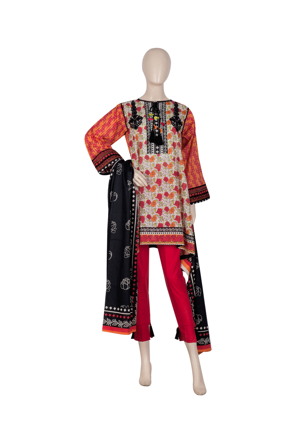 Komal's LAD-01072 Embroidered 3PC Suit