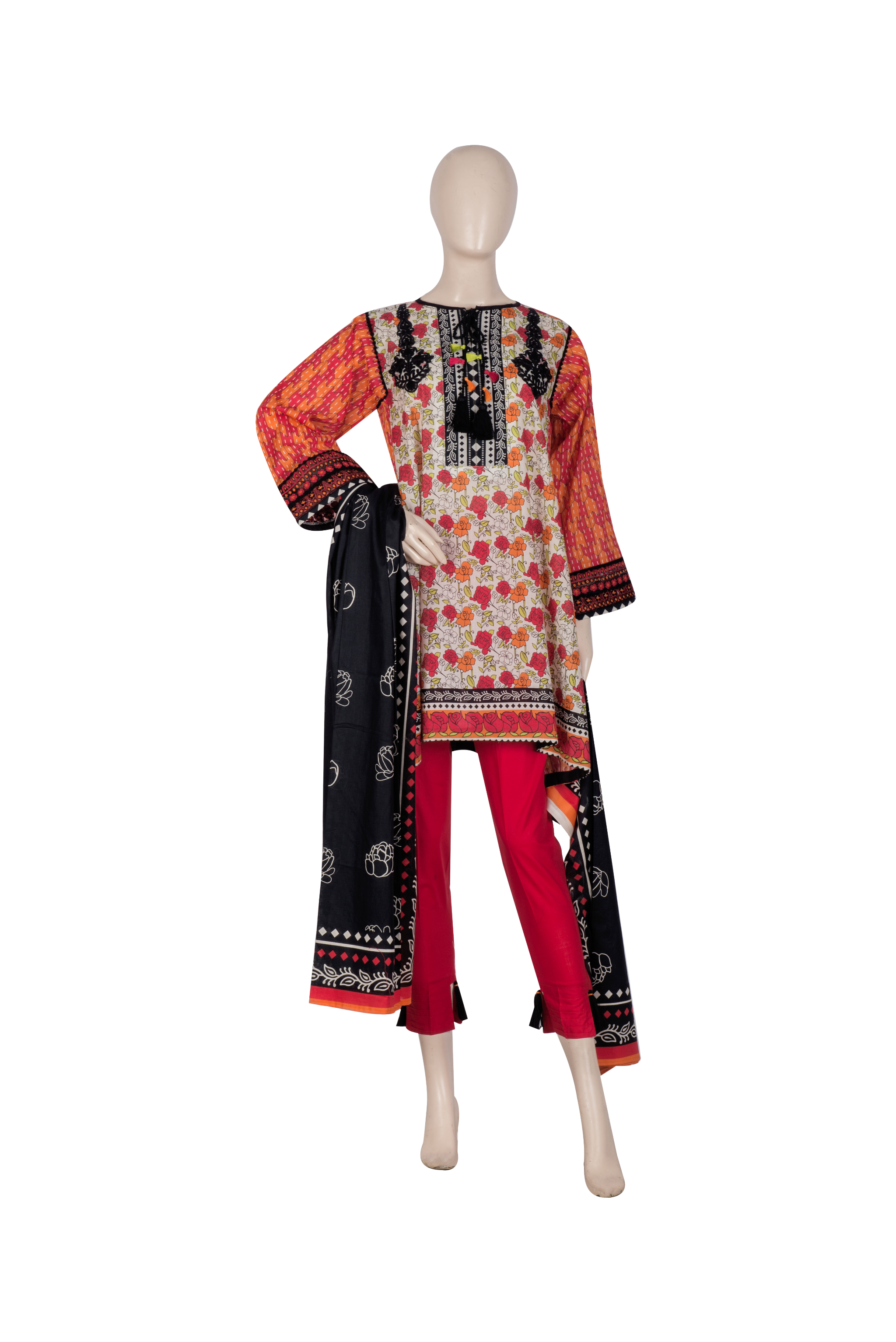 Komal's LAD-01072 Embroidered 3PC Suit
