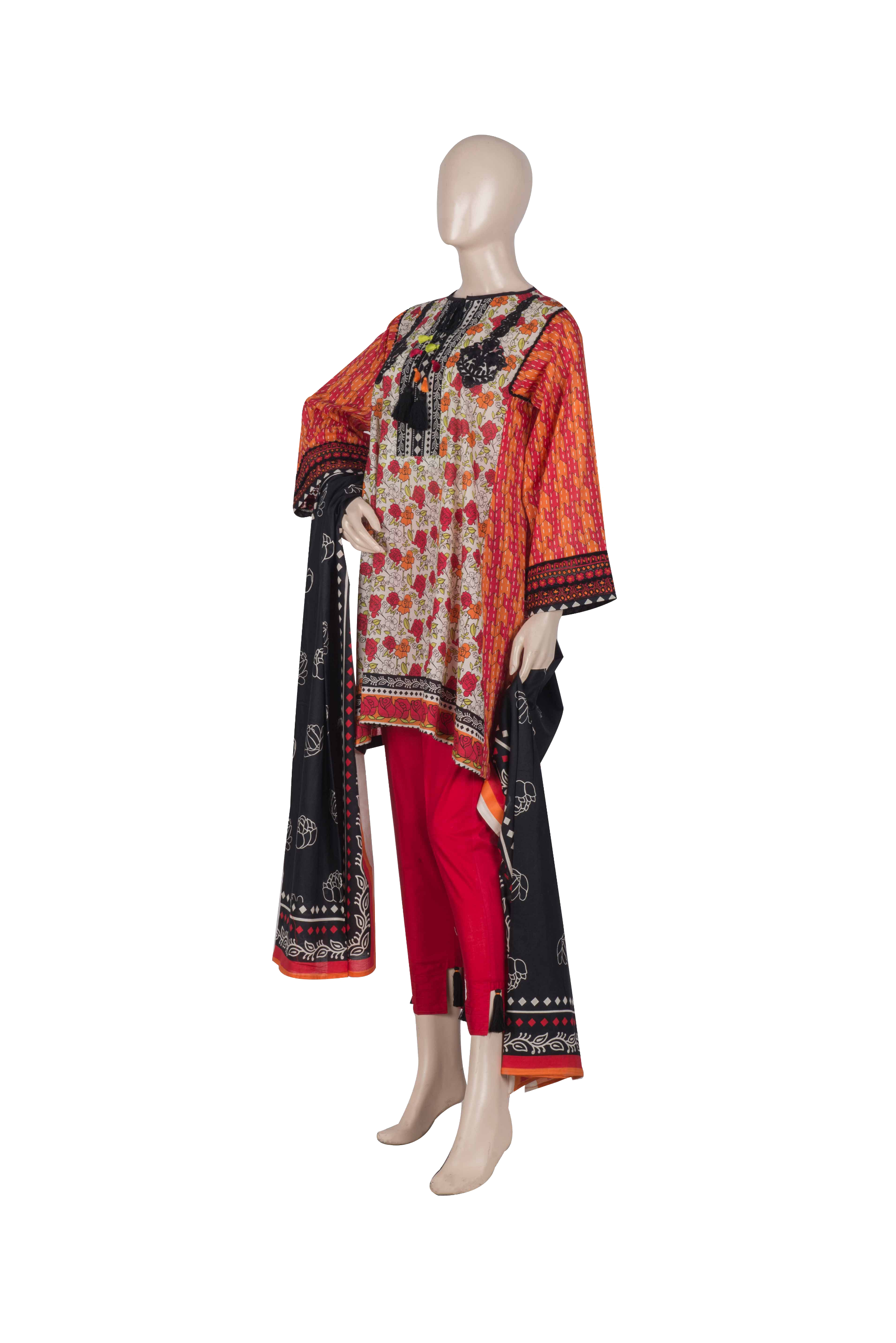 Komal's LAD-01072 Embroidered 3PC Suit