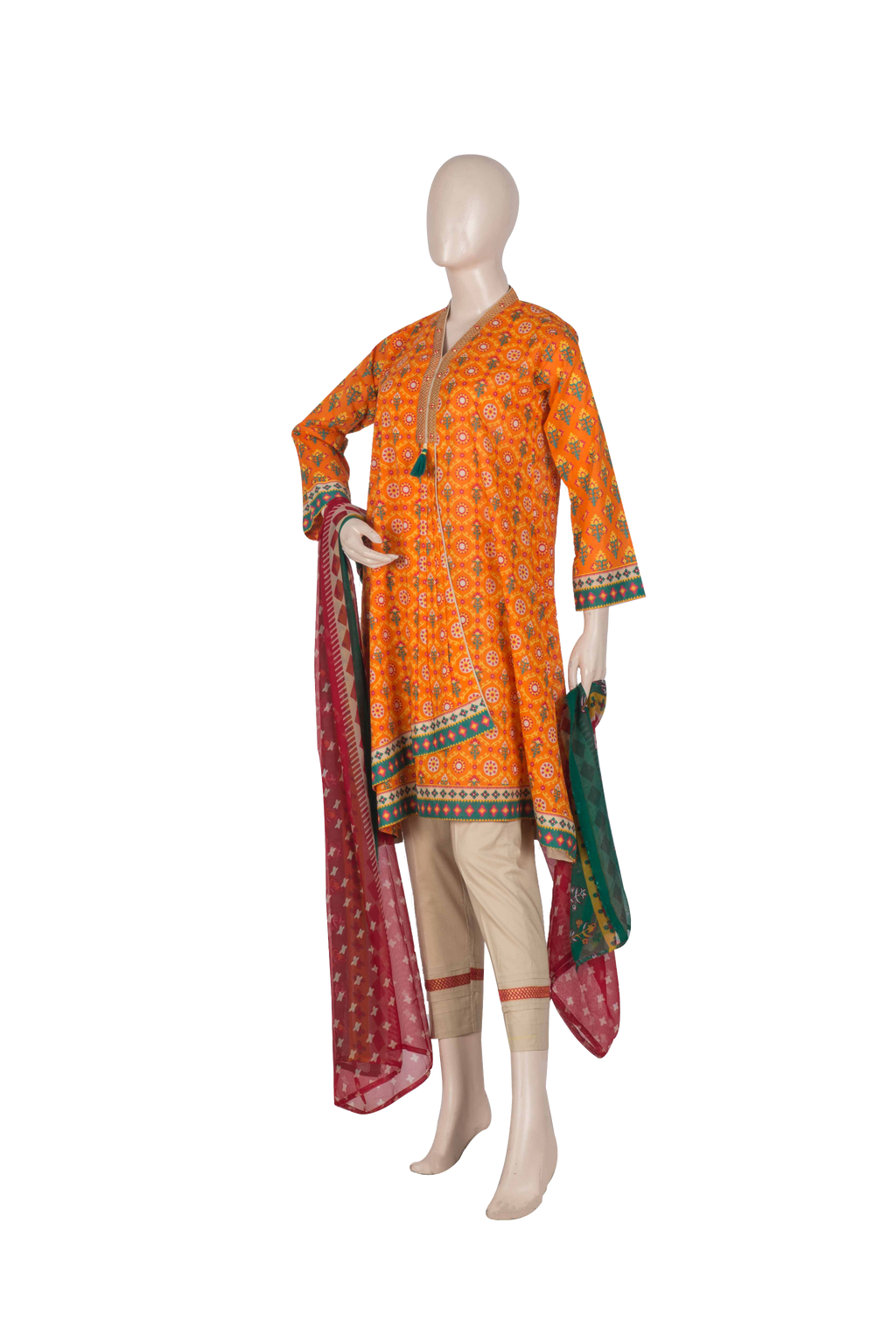 Komal's LAD-01049 Printed 3PC Suit
