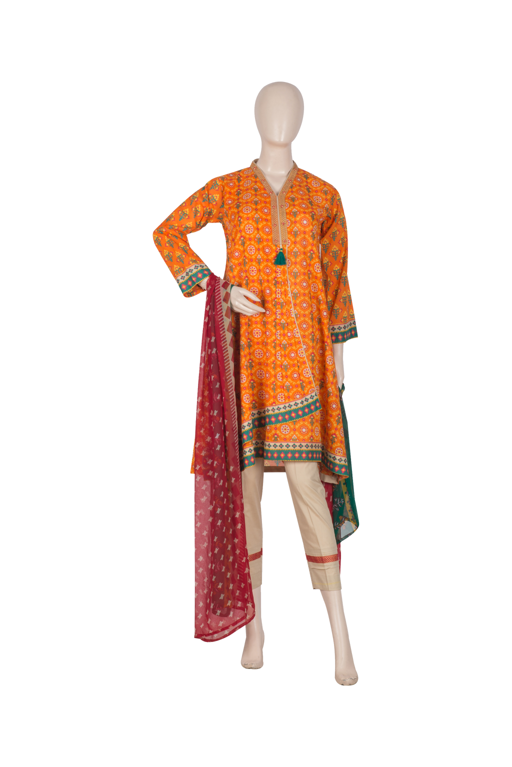 Komal's LAD-01049 Printed 3PC Suit