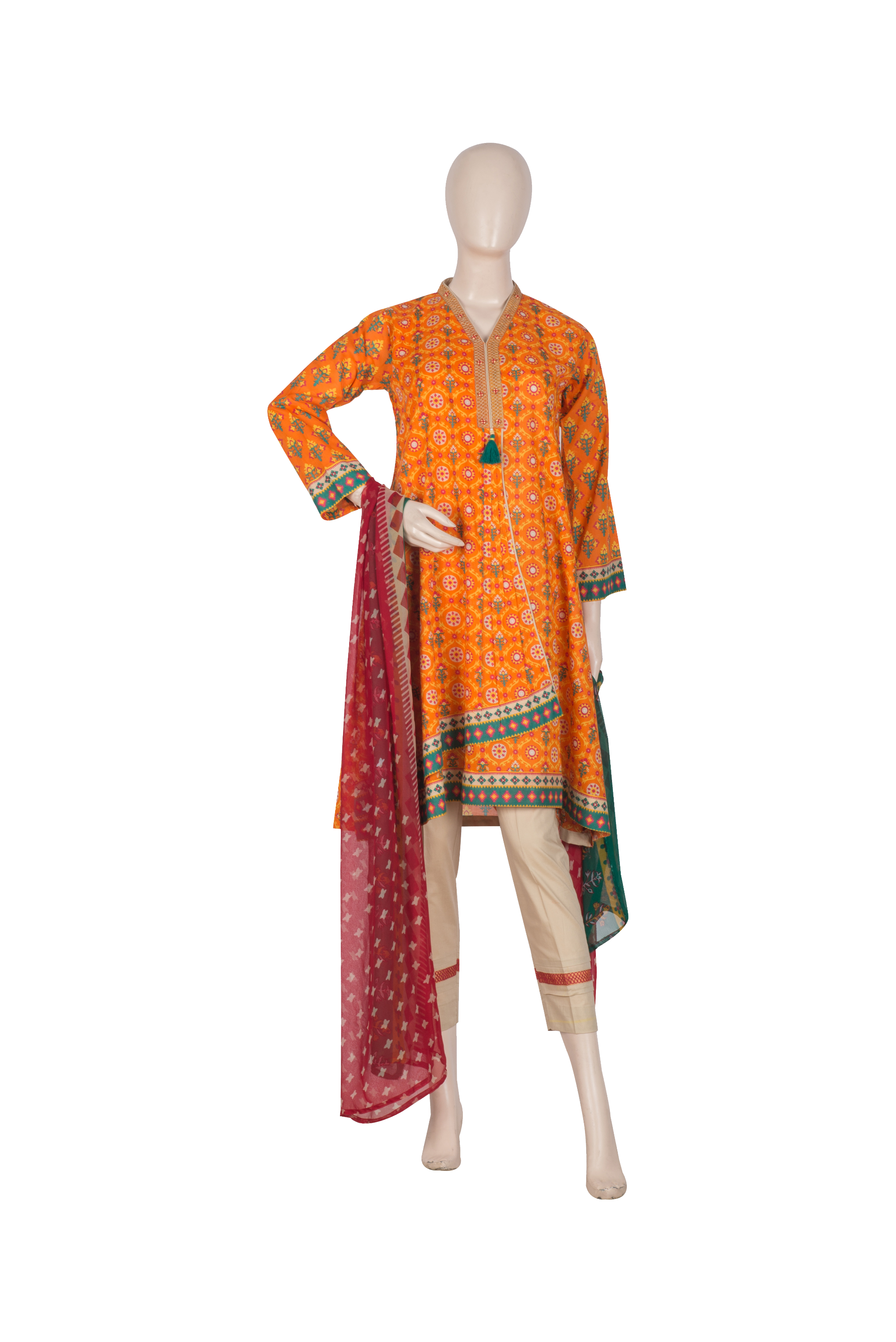 Komal's LAD-01049 Printed 3PC Suit