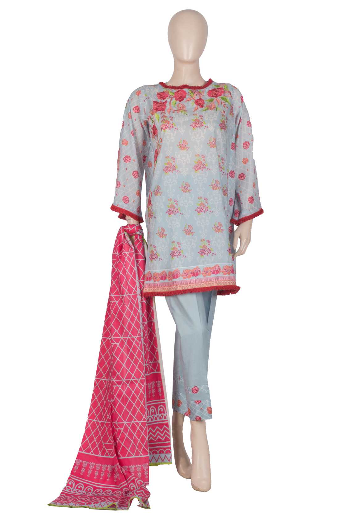 Komal's Women's Embroidered 3PC Suit