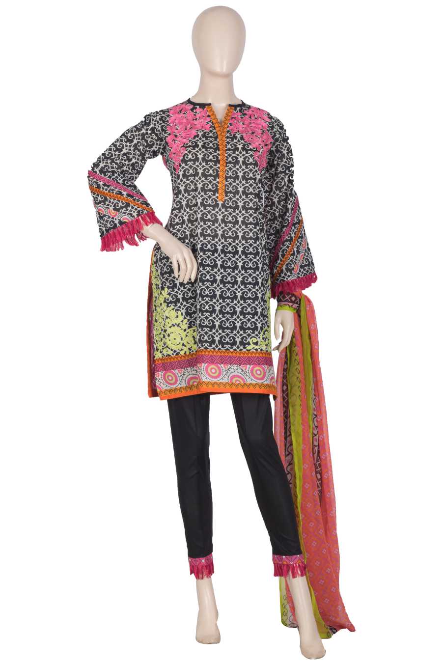Komal's Women's Embroidered 3PC Suit