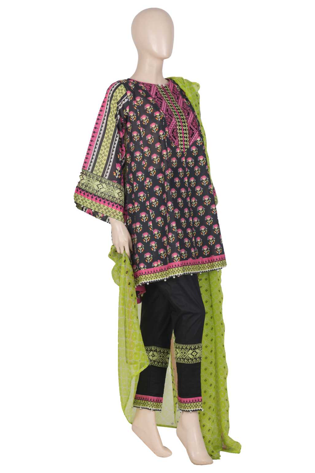 Komal's Women's Embroidered 3PC Suit