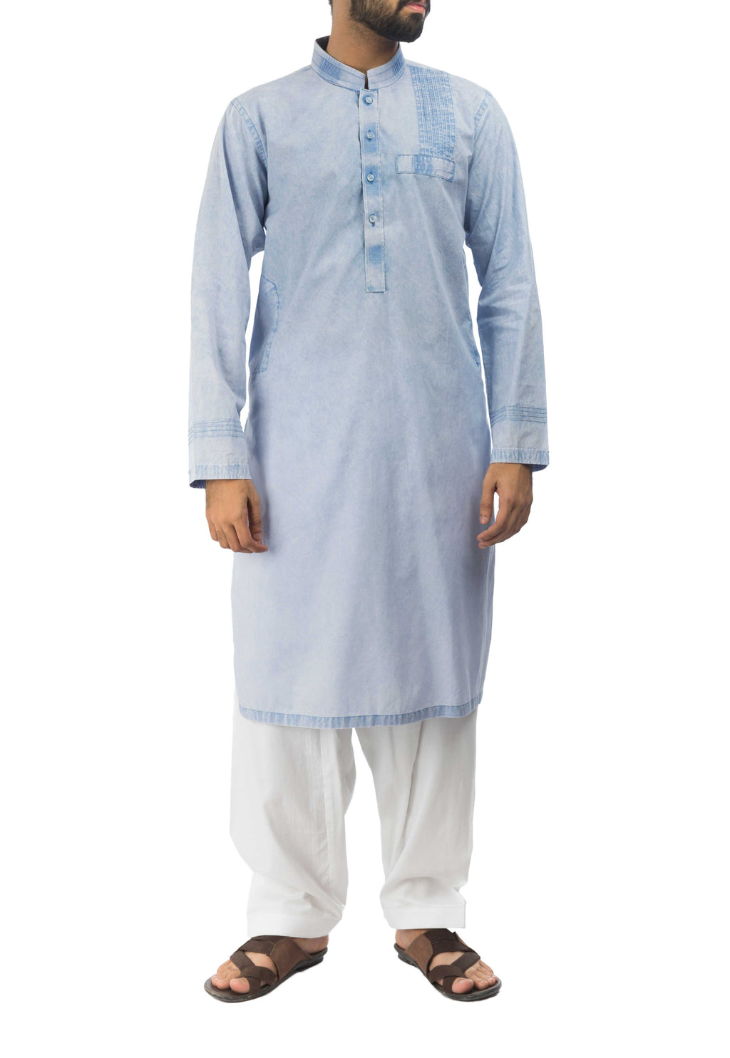Komal's RDK-17156 Stone Washed Kurta