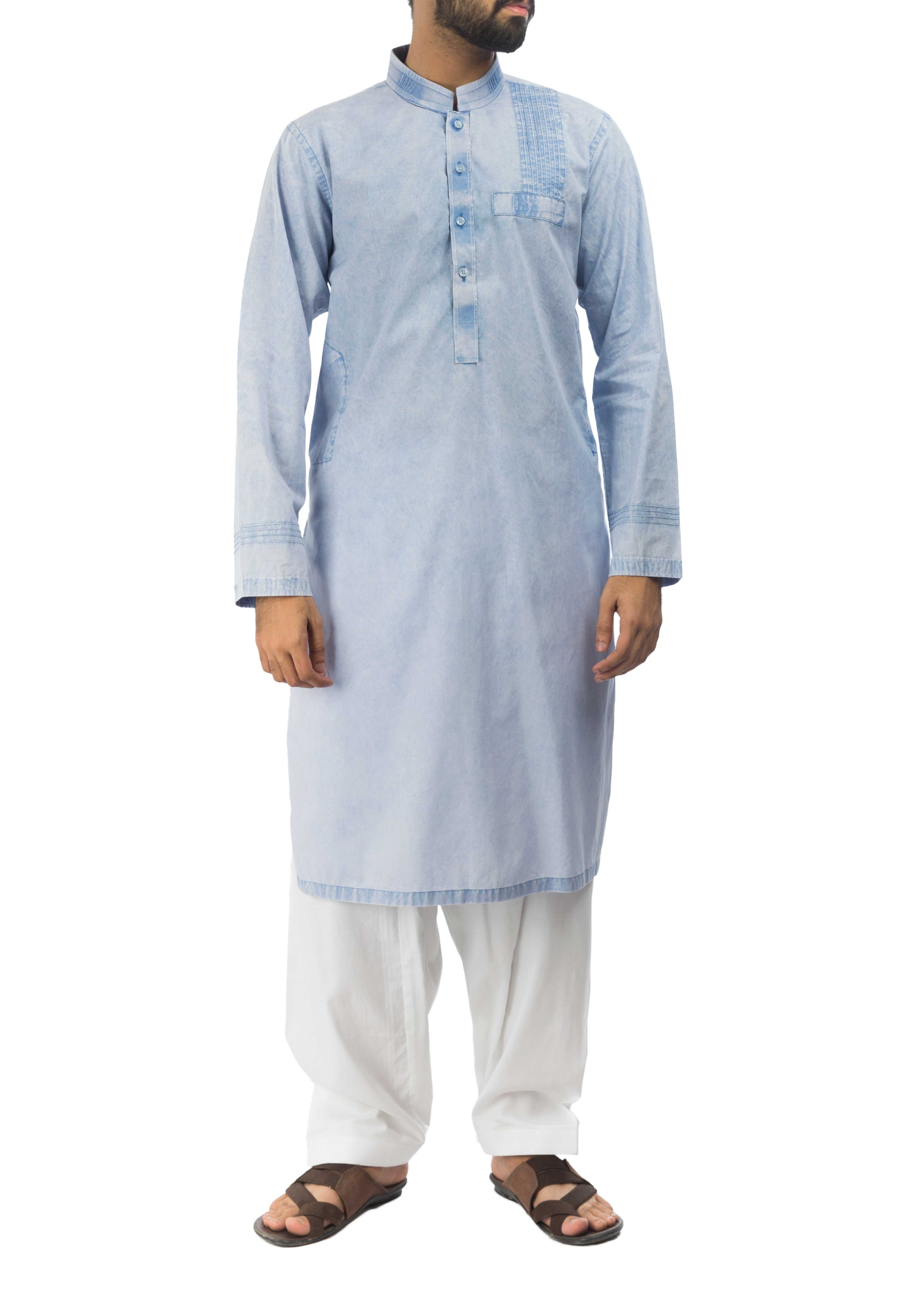 Komal's RDK-17156 Stone Washed Kurta