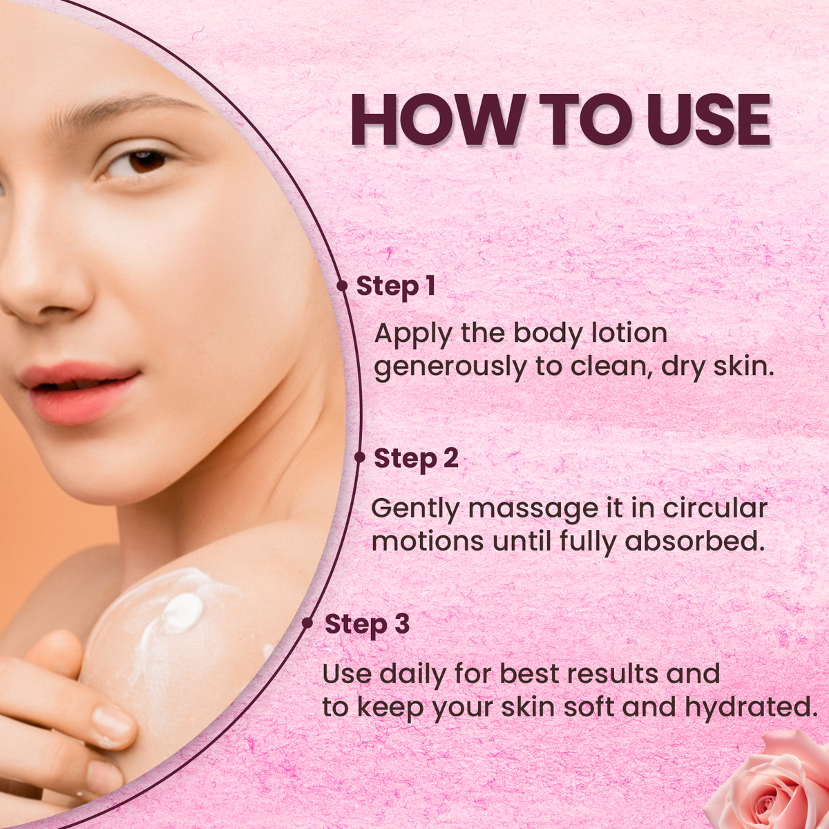 Jaquline USA Rose Love Body Lotion 250ml
